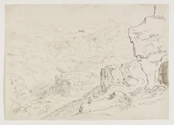 Das Tal und der Tempel von Segesta, Sizilien, 1842